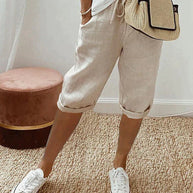 WW | Stylische Baumwoll Leinen Hosen Für Frauen