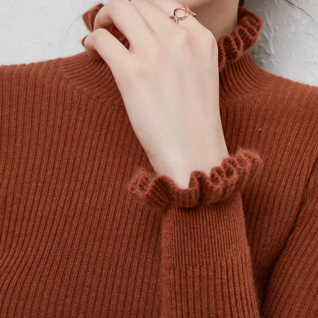 WW | Pullover aus Strick für Frauen mit Kragen