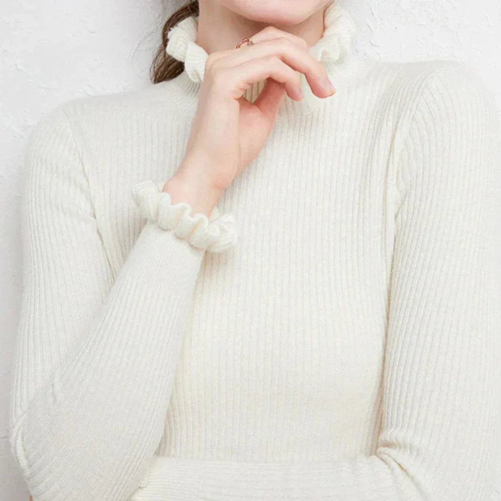 WW | Pullover aus Strick für Frauen mit Kragen