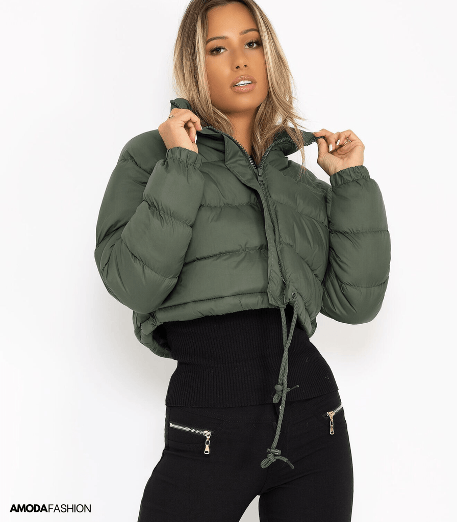 Pufferjacke mit Kordelzug