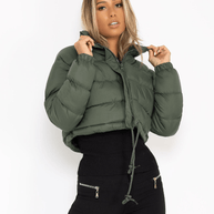 Pufferjacke mit Kordelzug