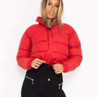 Pufferjacke mit Kordelzug