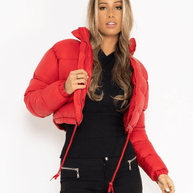 Pufferjacke mit Kordelzug