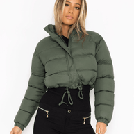 Pufferjacke mit Kordelzug