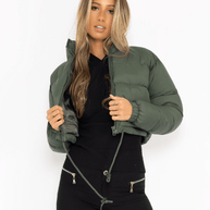 Pufferjacke mit Kordelzug