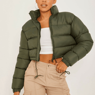 Pufferjacke mit Kordelzug