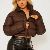 Pufferjacke mit Kordelzug
