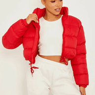 Pufferjacke mit Kordelzug