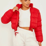 Pufferjacke mit Kordelzug