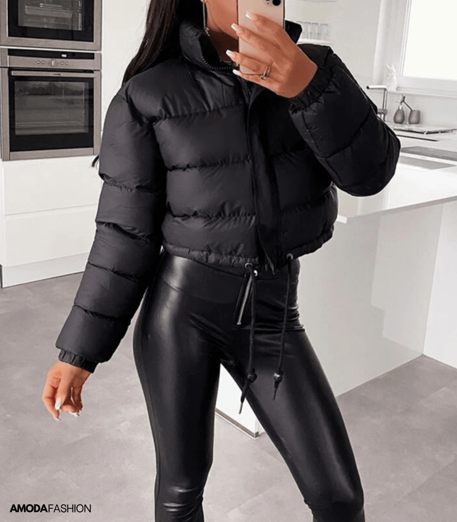 Pufferjacke mit Kordelzug