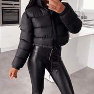 Pufferjacke mit Kordelzug
