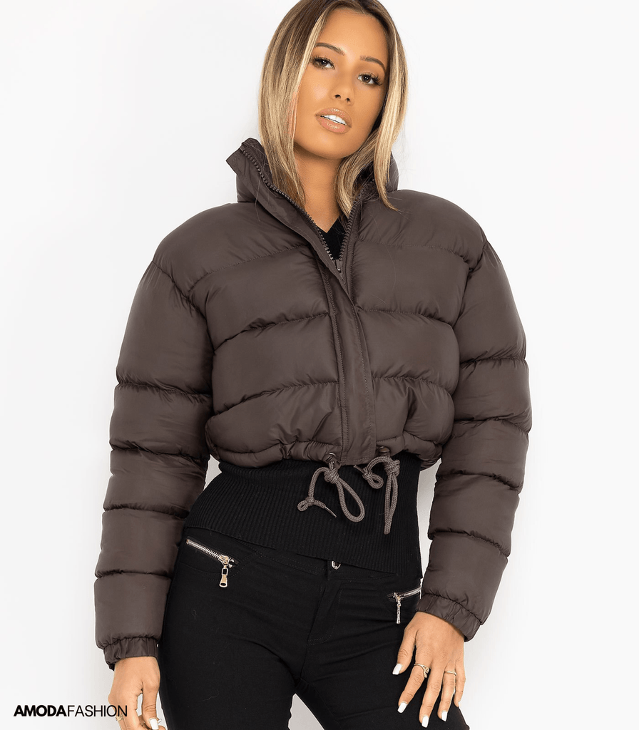 Pufferjacke mit Kordelzug