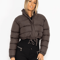 Pufferjacke mit Kordelzug