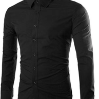 WW | Lässiges Bügelfreies Slim Fit Herrenhemd