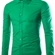 WW | Lässiges Bügelfreies Slim Fit Herrenhemd