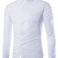 WW | Lässiges Bügelfreies Slim Fit Herrenhemd