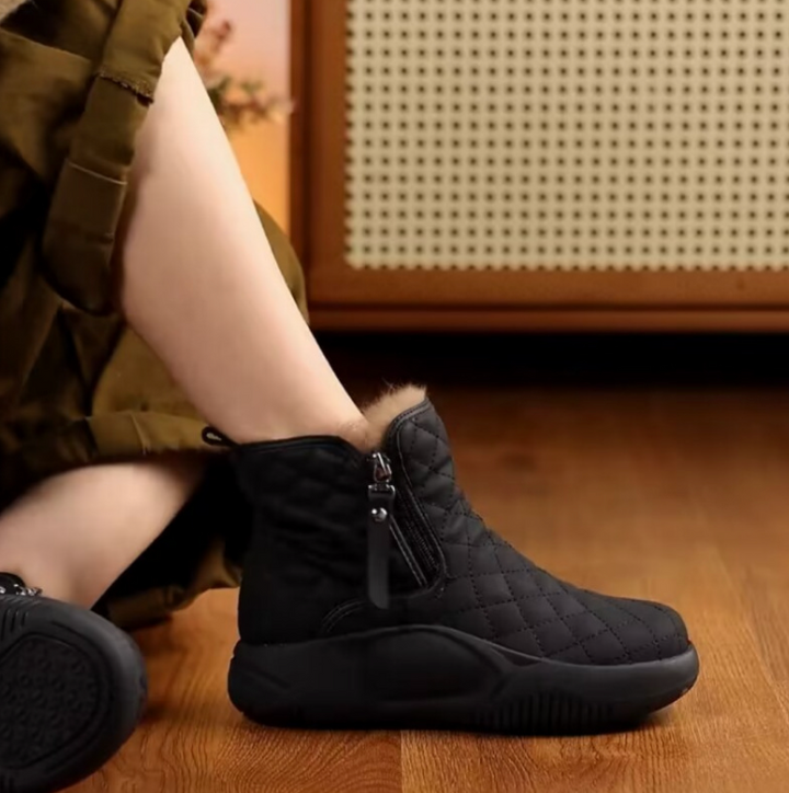 W&W Mode - Rutschfeste Plüschstiefel
