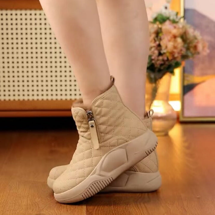 W&W Mode - Rutschfeste Plüschstiefel