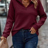 WW | V-Ausschnitt Pullover Damen - stilvoller warmer Pullover