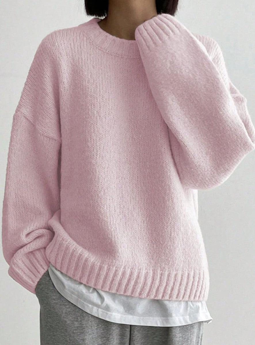 W&W Mode | Chic Pink Einfarbige Bluse