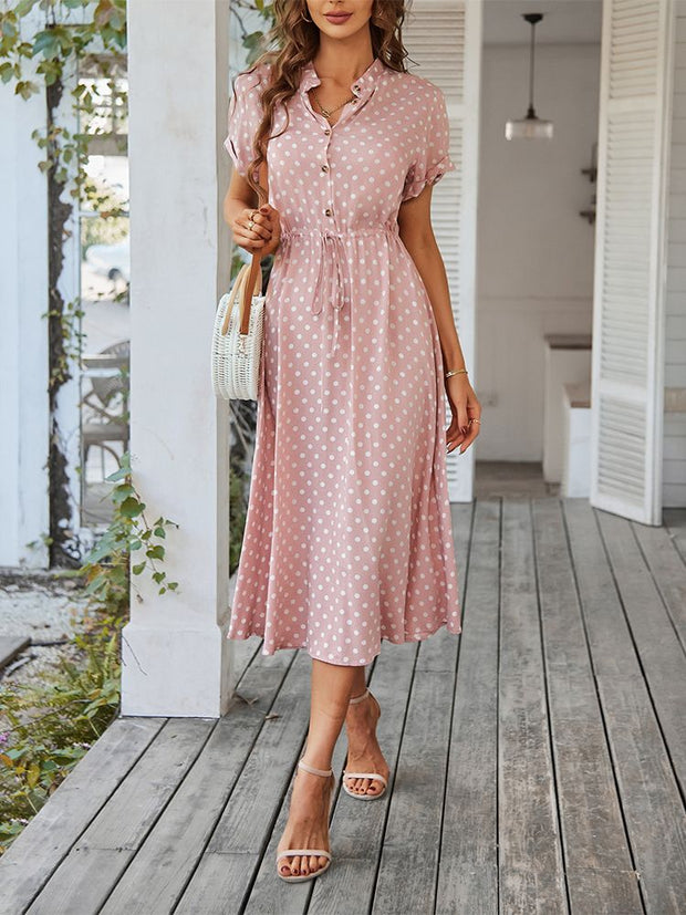 WW | Damen Ballmuster Kleid