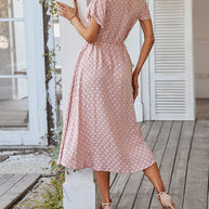 WW | Damen Ballmuster Kleid