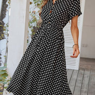 WW | Damen Ballmuster Kleid