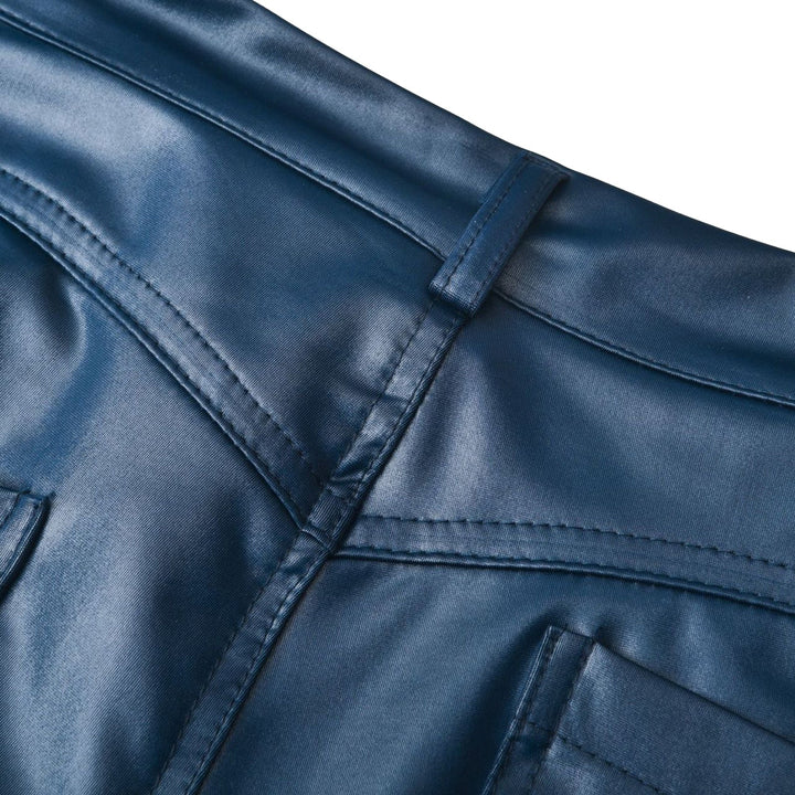 W&W Mode | Hose - Stilvolle Leder Damenhose für Einen Zeitlosen Look