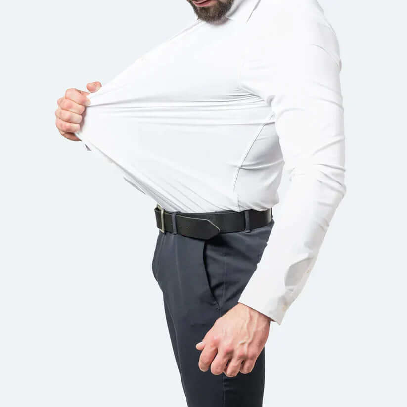 W&W Mode | Herren Langarm Hemd Stretch