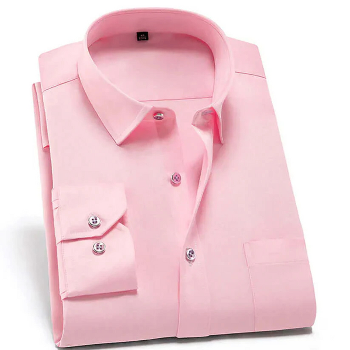 W&W Mode | Herren Langarm Hemd Stretch