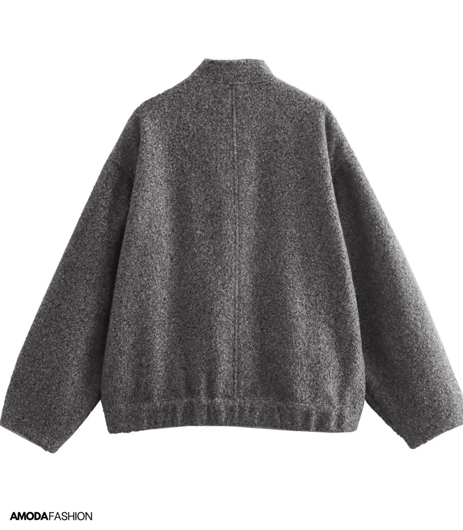 Freizeitjacke mit Knopf