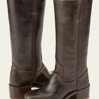WW | Damen Lange Stiefel Schwarz