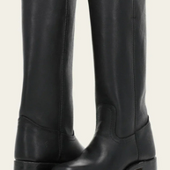 WW | Damen Lange Stiefel Schwarz