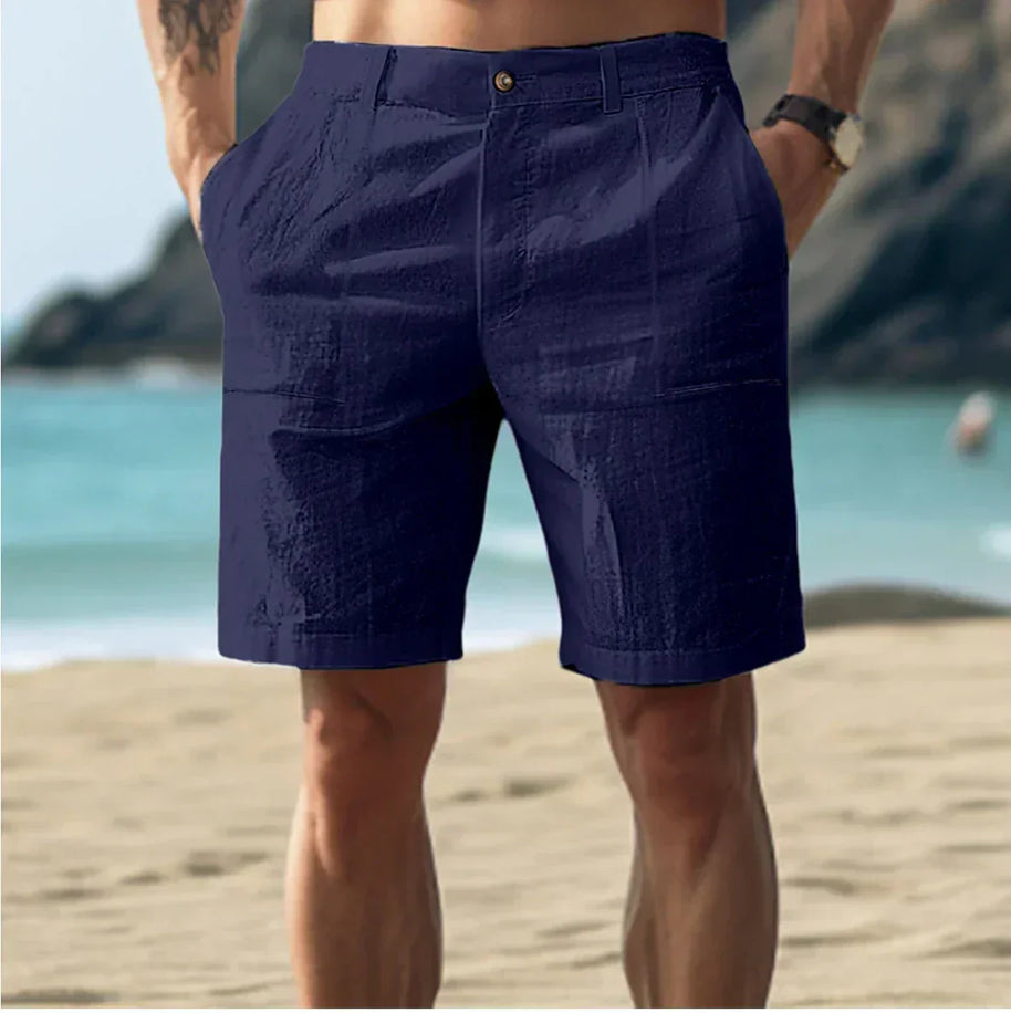 WW | Herren Leinen Shorts Für Entspannte Sommertage Atmungsaktiv, Bequem & Stilvoll