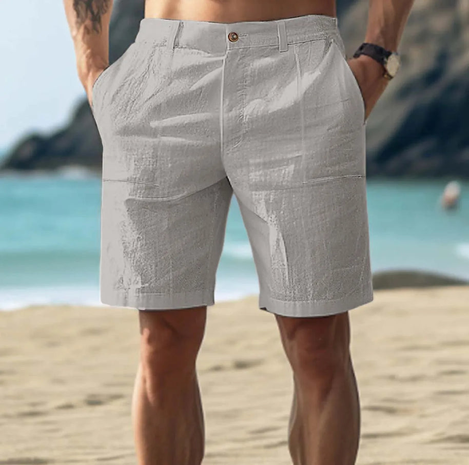 WW | Herren Leinen Shorts Für Entspannte Sommertage Atmungsaktiv, Bequem & Stilvoll
