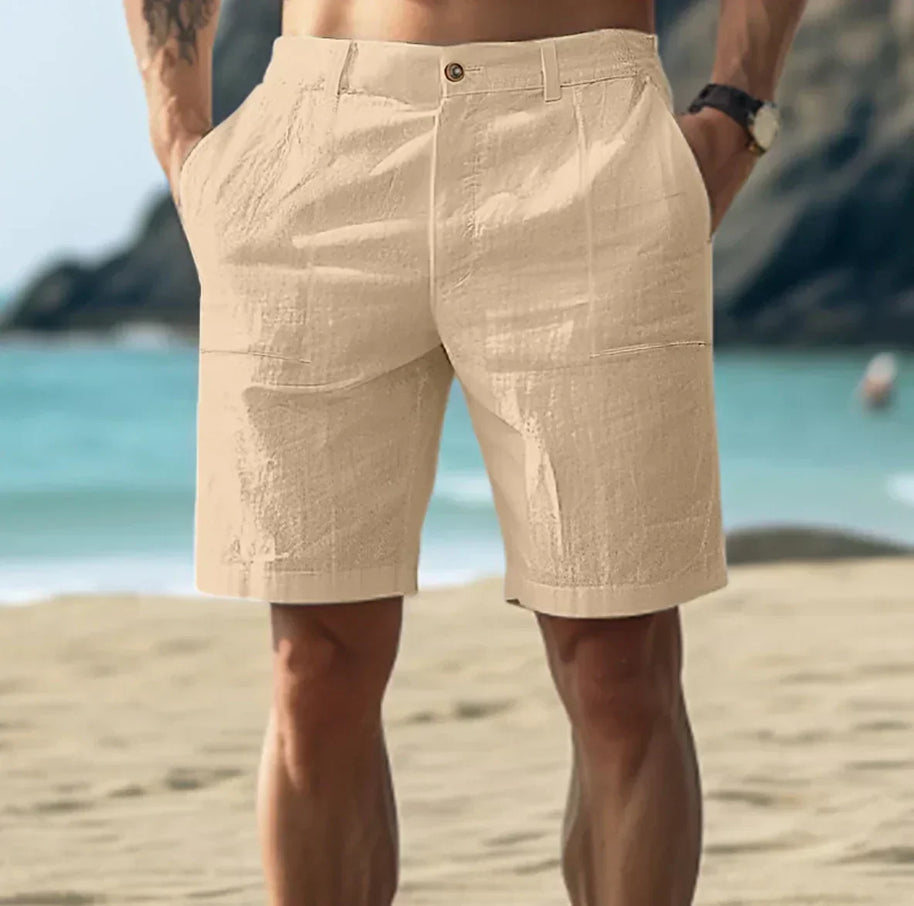 WW | Herren Leinen Shorts Für Entspannte Sommertage Atmungsaktiv, Bequem & Stilvoll