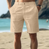 WW | Herren Leinen Shorts Für Entspannte Sommertage Atmungsaktiv, Bequem & Stilvoll