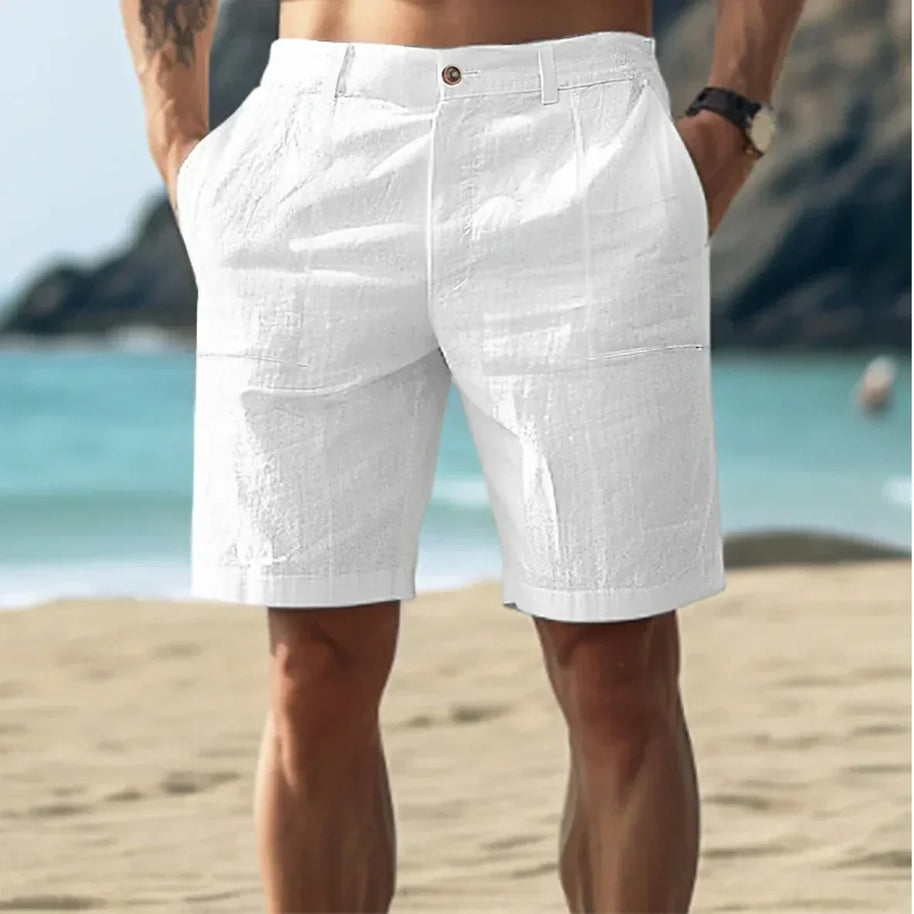 WW | Herren Leinen Shorts Für Entspannte Sommertage Atmungsaktiv, Bequem & Stilvoll