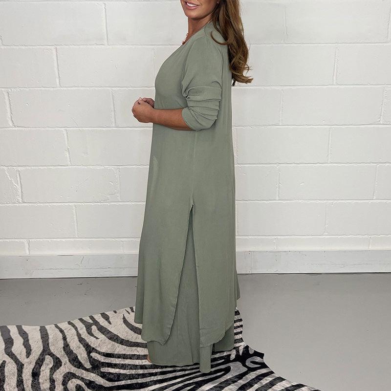 WW | Set aus langem Top und passender Hose für die Freizeit