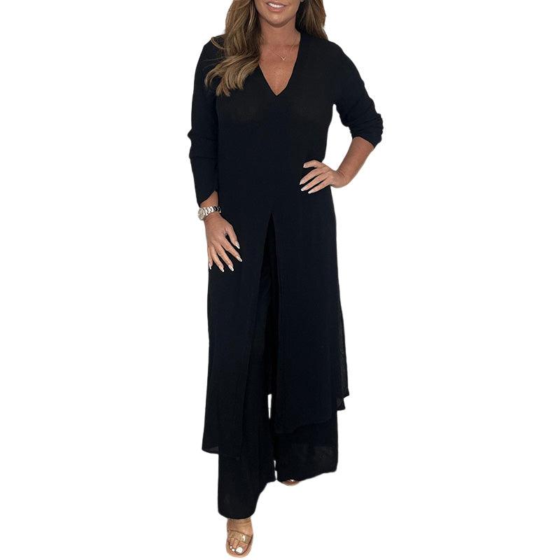 WW | Set aus langem Top und passender Hose für die Freizeit