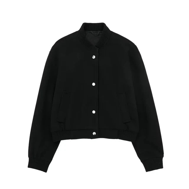 W&W Mode - Damen cropped Bomberjacke für lässigen Streetstyle