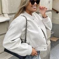 WW - Damen cropped Bomberjacke für lässigen Streetstyle