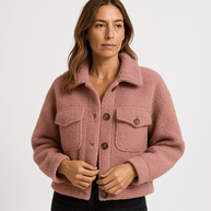 WW | Short Boucle Jacket Mustard Yellow Softness & Autumn Style