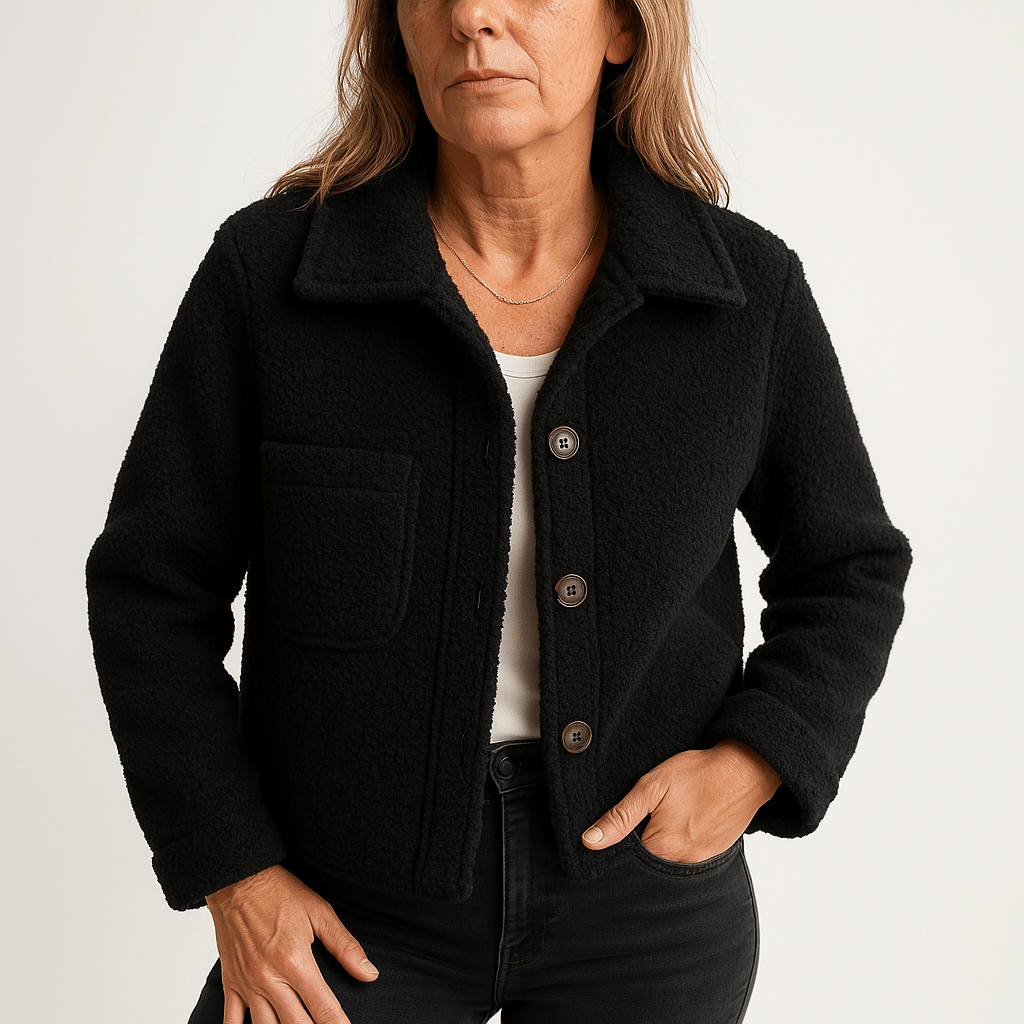 WW | Short Boucle Jacket Mustard Yellow Softness & Autumn Style