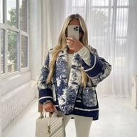 WW | Blouson Oversize mit Druck Schicker & Moderner Urbaner Trendlook