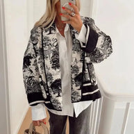 WW | Blouson Oversize mit Druck Schicker & Moderner Urbaner Trendlook