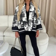 WW | Blouson Oversize mit Druck Schicker & Moderner Urbaner Trendlook