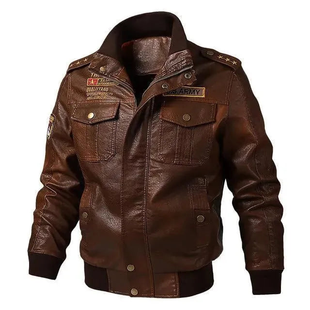 WW | Lederjacke, Herren Winterjacke, Motorradjacke