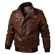WW | Lederjacke, Herren Winterjacke, Motorradjacke