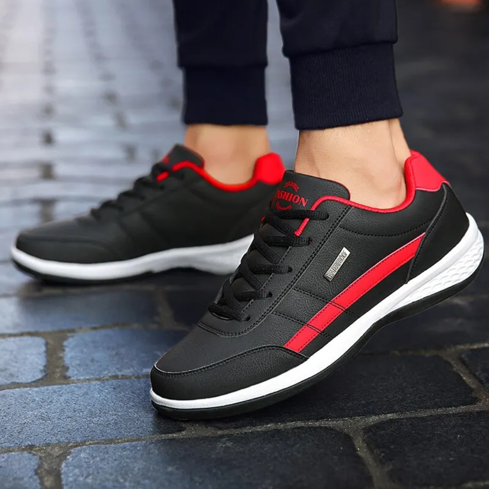 W&W Mode | Wasserdichte Leder Orthopädische Komfortschuhe